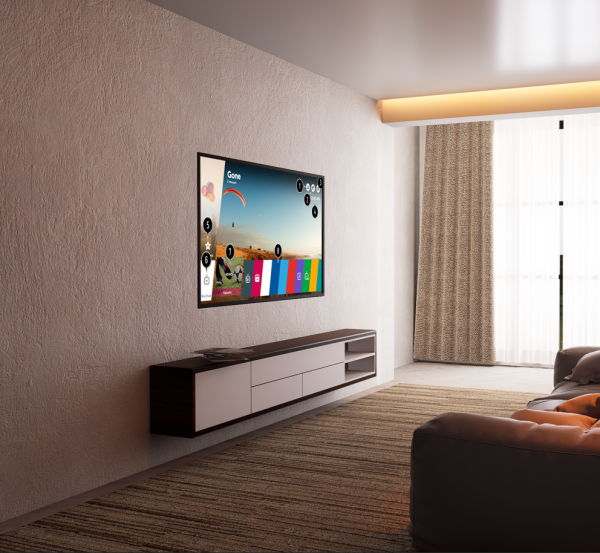 TV lift in the wall